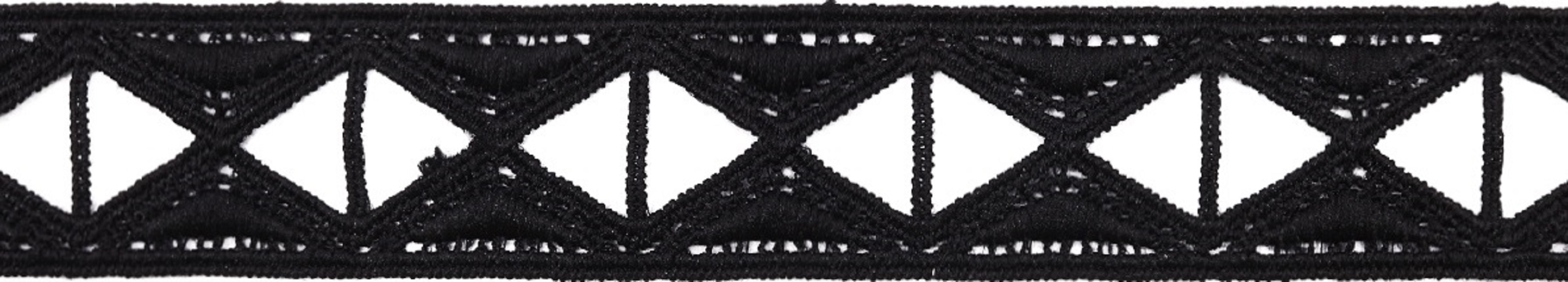 

Кружево матовое гипюр, 3 см x 13,72 м, цвет: белый, арт. 3AR227
