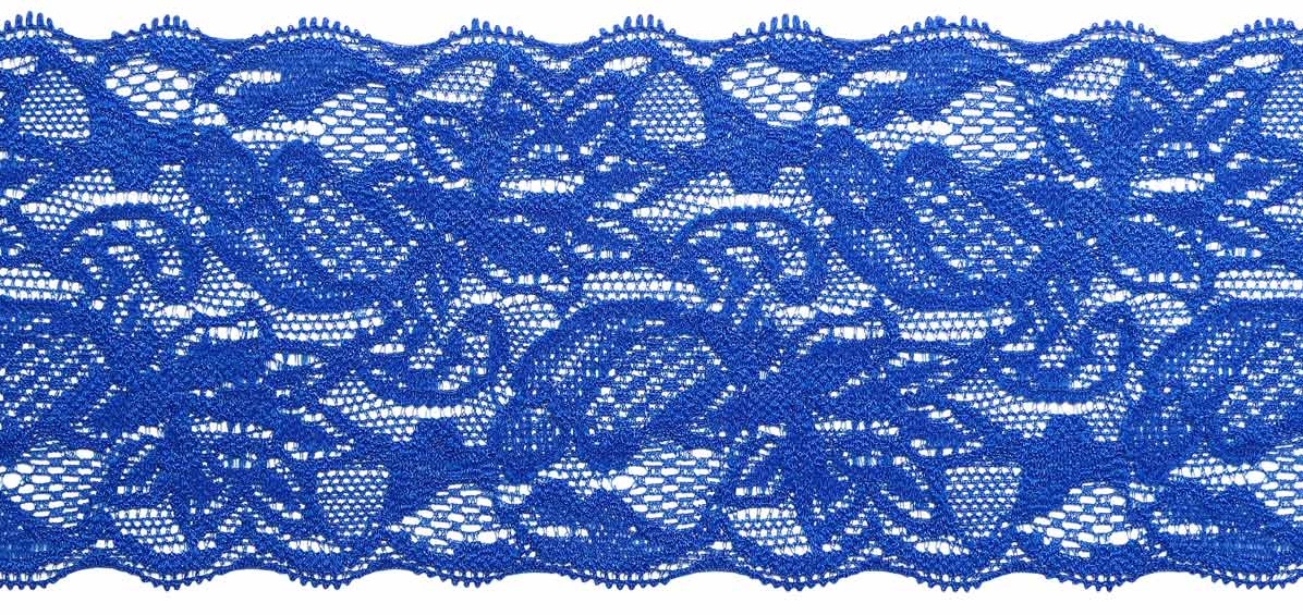 

Кружево эластичное, цвет: василек, 8 см x 9,14 м, арт. 3AR368