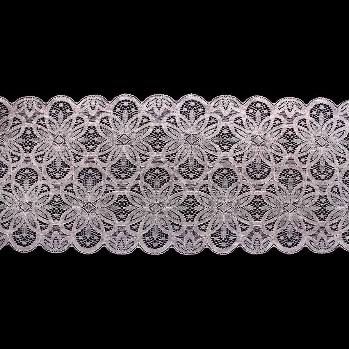 

Кружево эластичное, цвет: 01 розовый, 18 см x 9,14 м, арт. 3AR363