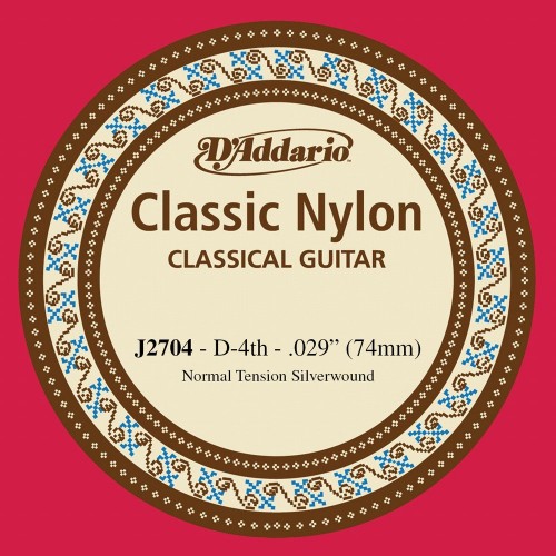 фото Одиночная струна для классической гитары d'addario j2704
