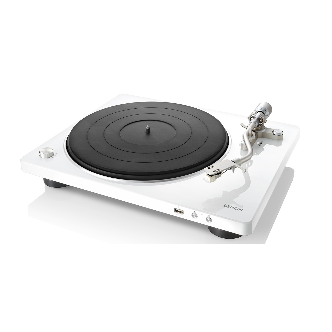 фото Проигрыватель виниловых пластинок denon dp-450usb white