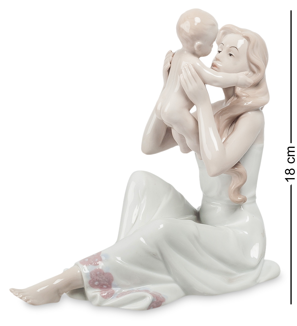 

Фигурка Девушка с ребенком Pavone JP-15/23, Белый