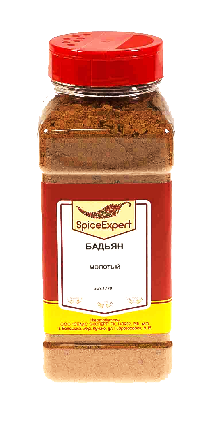 фото Бадьян молотый 500гр (1000мл) банка spicexpert spiceexpert