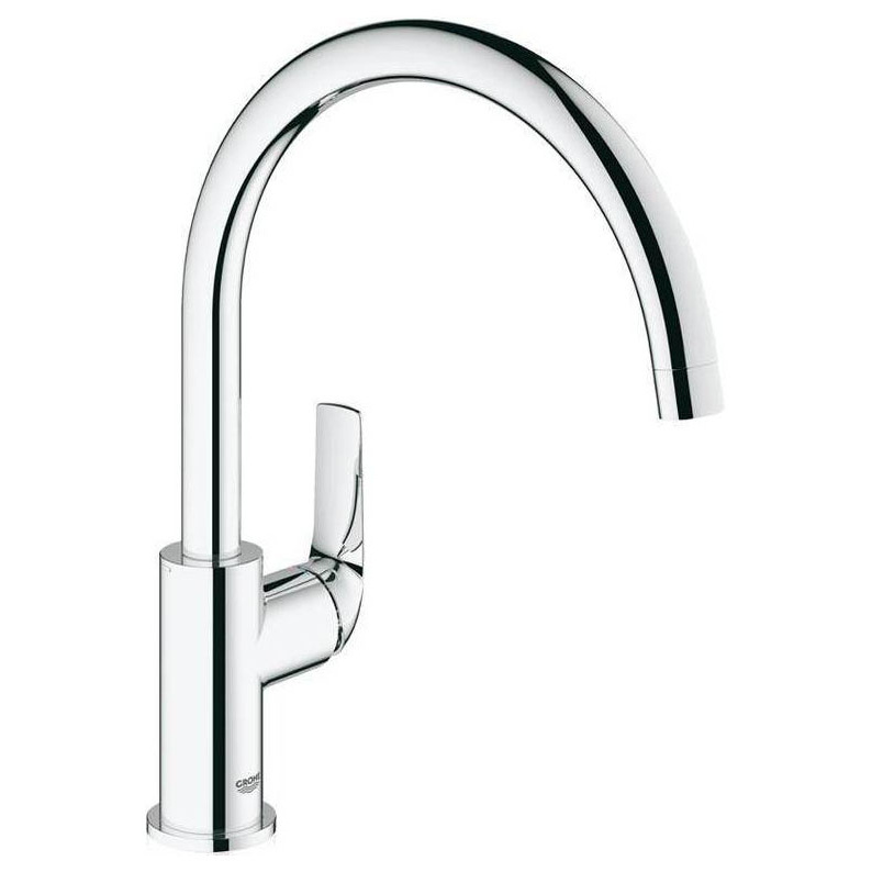 фото Смеситель для кухонной мойки grohe baucurve 31231000 хром