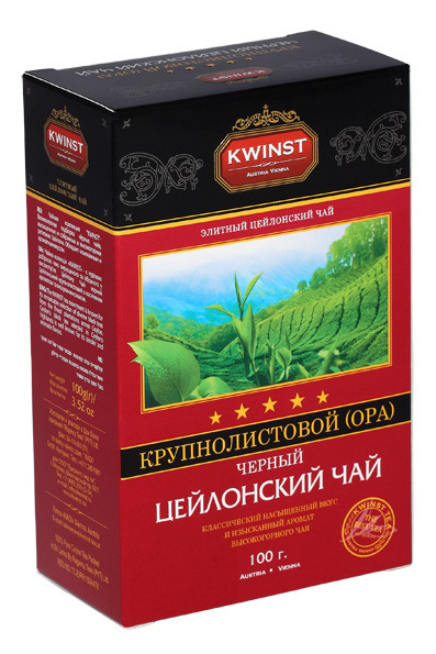 Чай Kwinst черный крупнолистовой 100 г