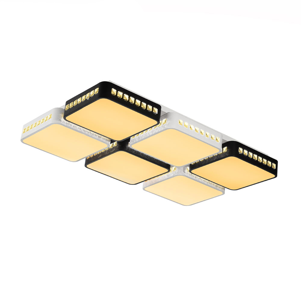 фото Светодиодная потолочная люстра studio led 9912/6 white+black