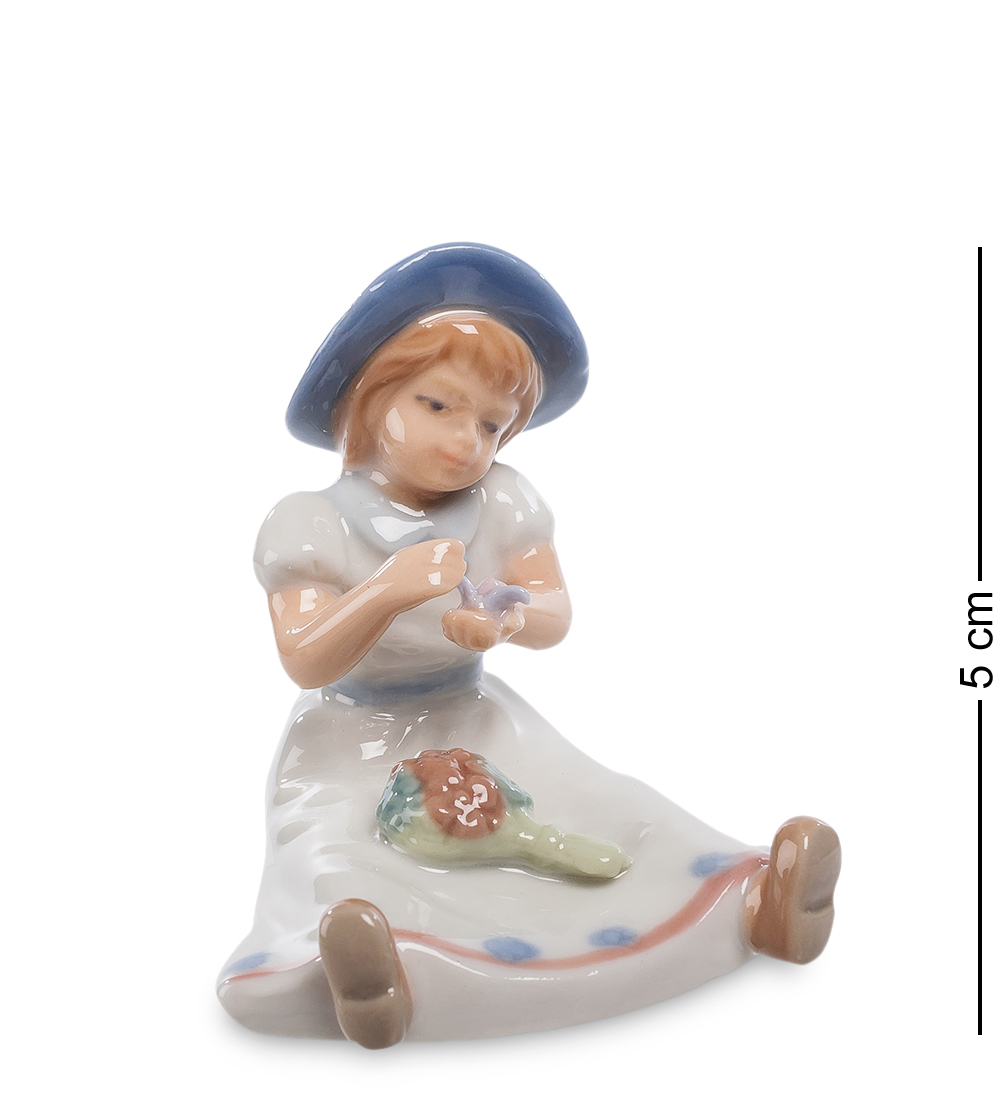 

Фигурка Девочка с цветами Pavone CMS-20/39, Белый