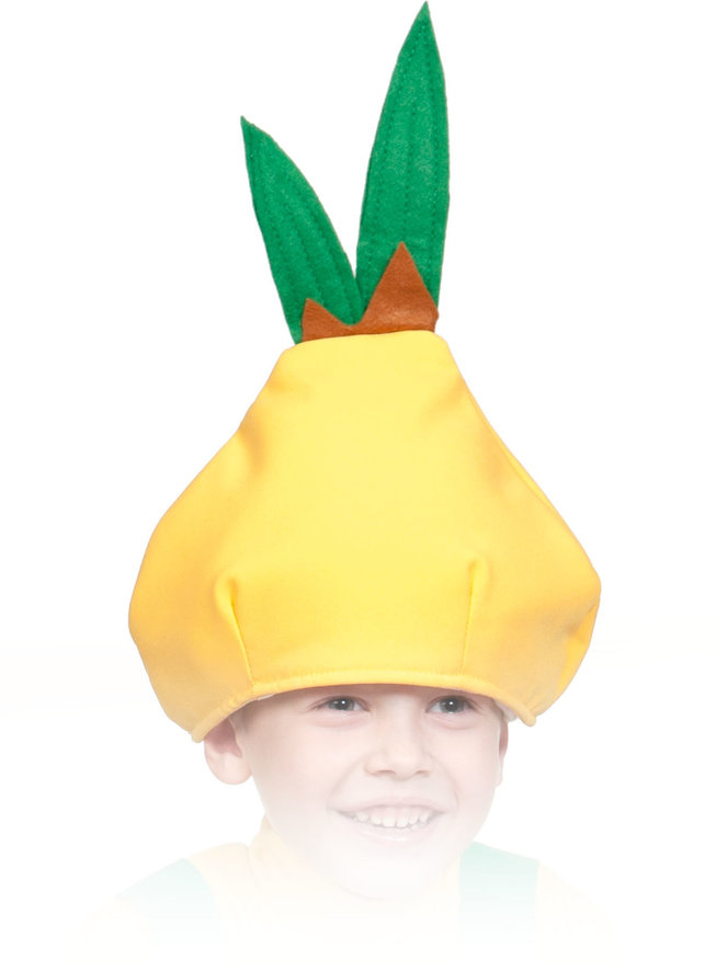 фото Карнавальная маска-шапка карнавалофф лук чиполино (размер 53-55)