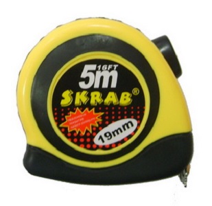 Рулетка 5/0,019м (магнитная с нейлоновым покрытием) Skrab 40153 магнитная рулетка skrab