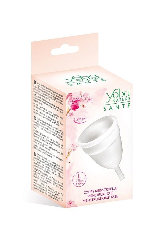 

Белая менструальная чаша Yoba Nature Coupe - размер