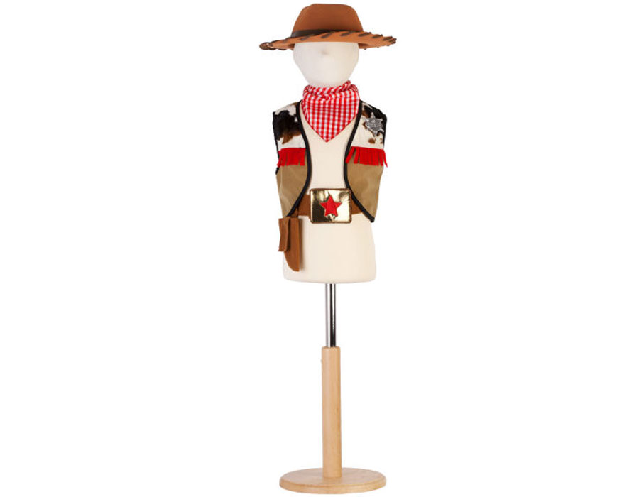 фото Карнавальный костюм travis designs ковбой, цв. белый; коричневый р.104
