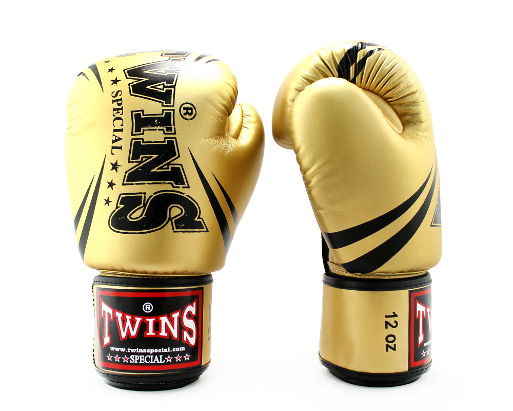 фото Боксерские перчатки twins fbgvs3-tw6 fancy boxing gloves золотые