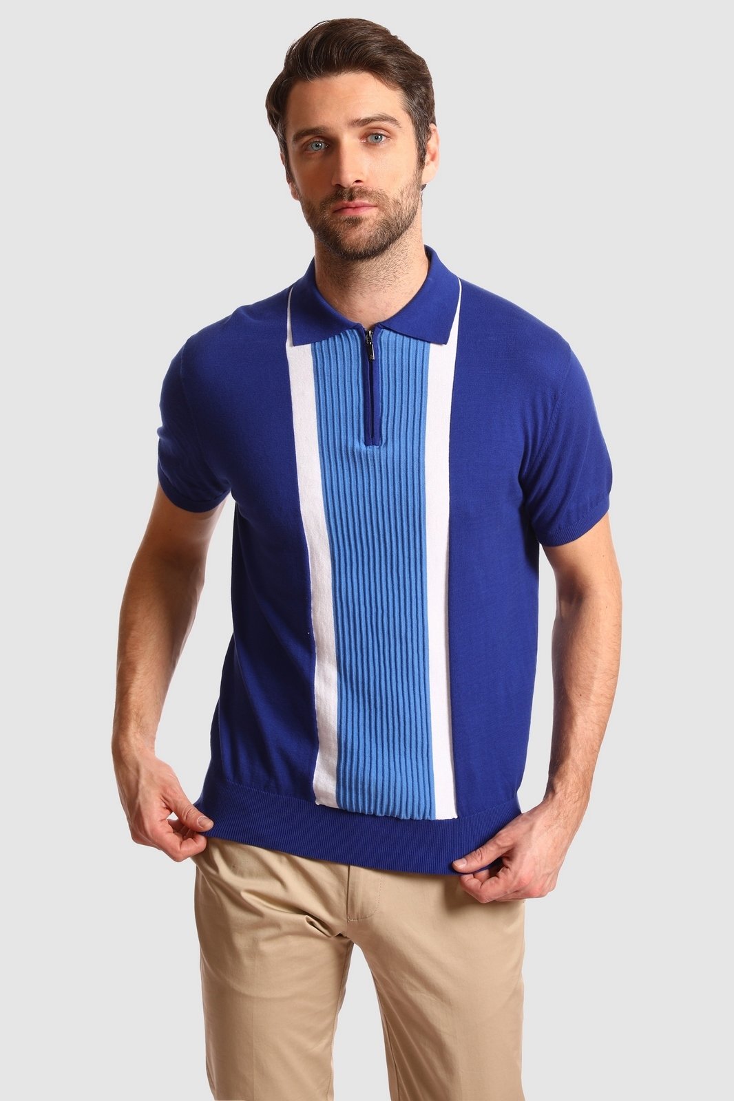 

Футболка-поло мужская 20S-PZBL14SS-T/92 Kanzler синяя S, 20S-PZBL14SS-T/92