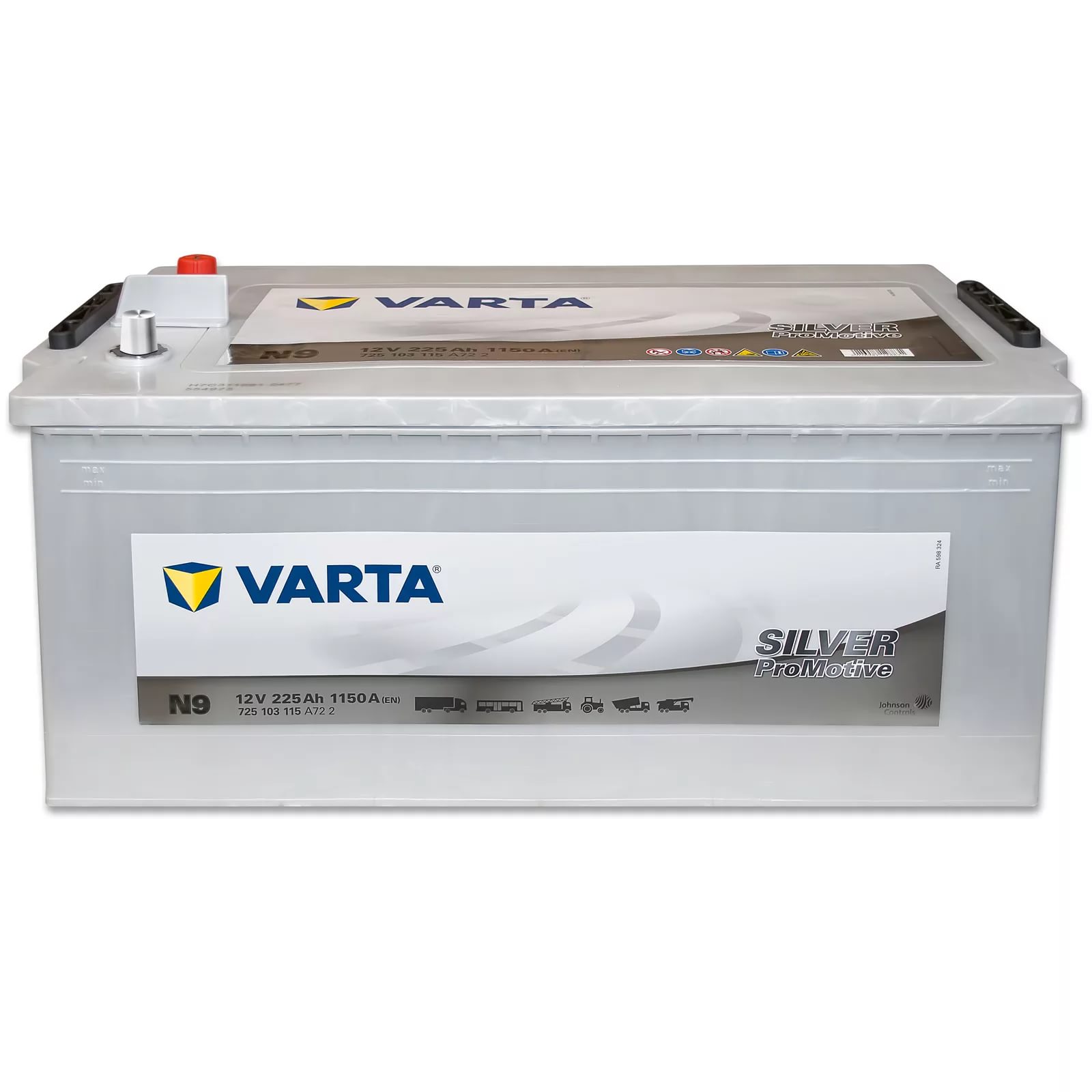 фото Аккумулятор varta promotiv 225 а/ч 725103 n9 l+ 518x276x242 en1150