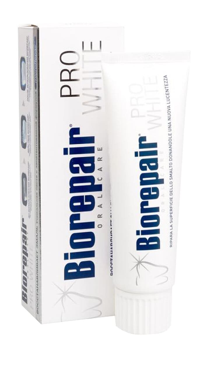 Зубная паста Biorepair Pro White, 75 мл white glo зубная паста отбеливающая защита от кариеса