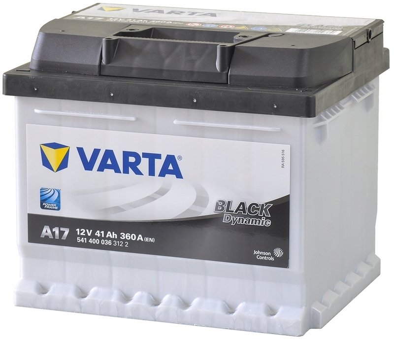 фото Аккумулятор varta 541400036 black dynamic 12v 41ah 360a 207х175х175 полярность 0 клеммы 1