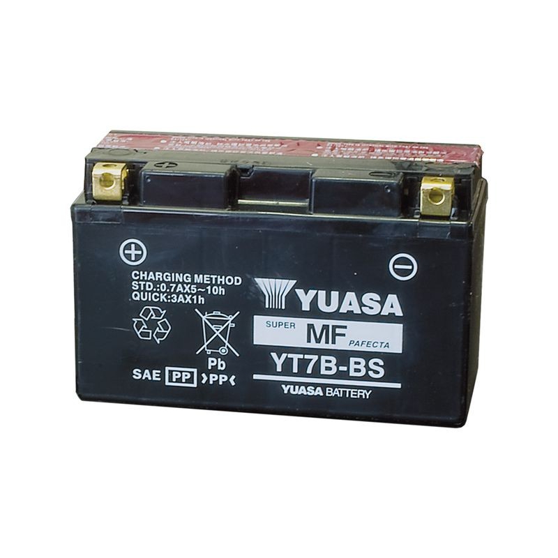 

Аккумулятор Yuasa YT7B-4 12В 6,8Ач 110CCA 150x65x93 мм Прямая (+-)