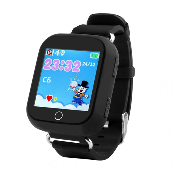 фото Детские часы smart baby watch sbw q90 (q100) с gps (черные)