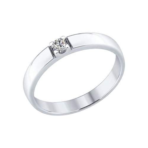 

Кольцо из серебра с фианитом р. 18 SOKOLOV 89010057, 89010057