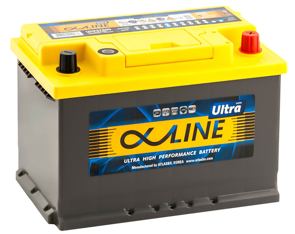 

Аккумулятор ALPHALINE Ultra 57800 U PR 12В 78Ач 780CCA 278x175x190 мм Обратная (-+)