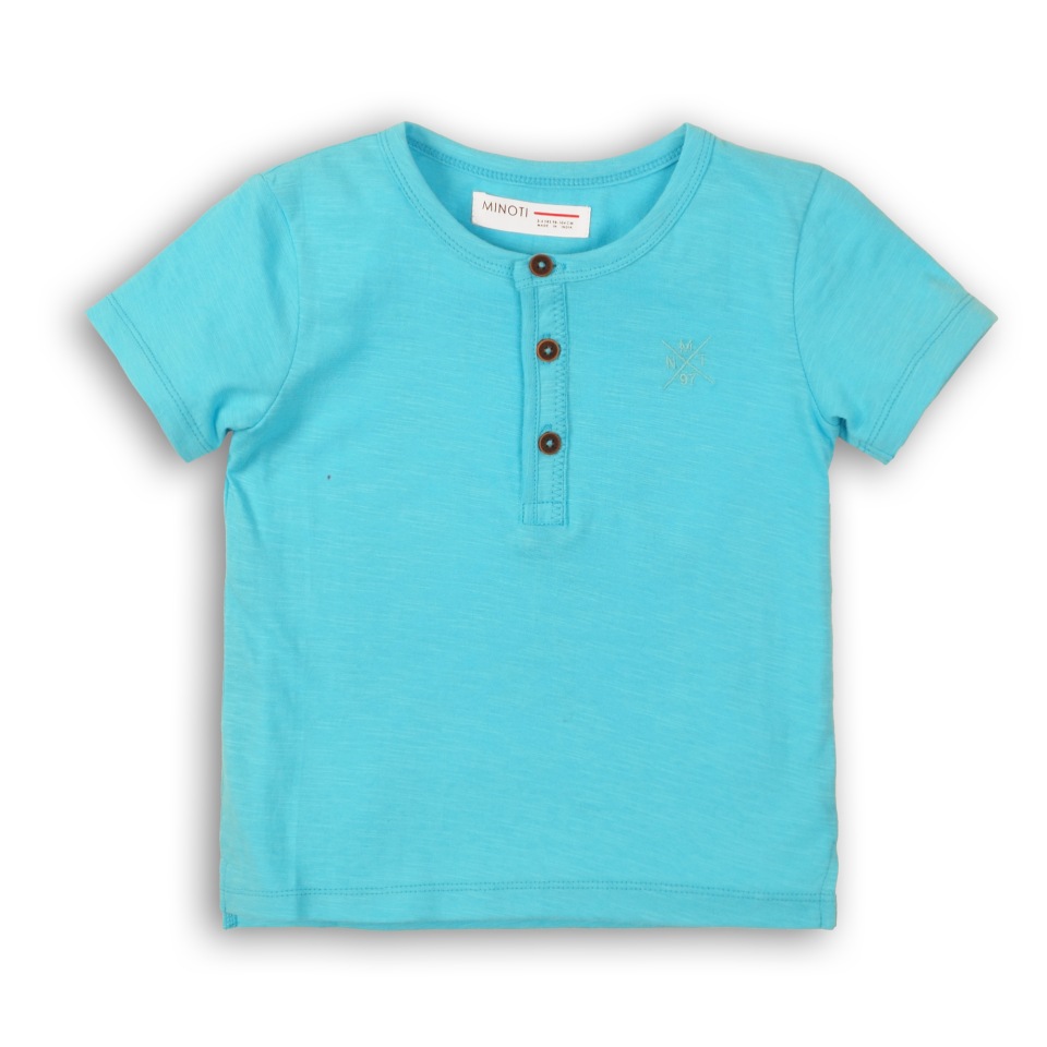 

Футболка для мальчика MINOTI 1HENLEY10, р. 104, Голубой, 1HENLEY10