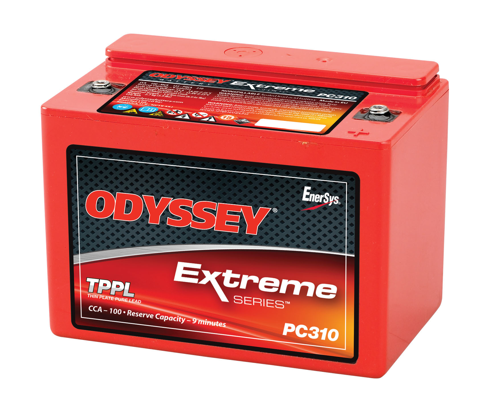 

Аккумулятор Odyssey PC310 12В 8Ач 100CCA 138x86x99 мм Обратная (-+)