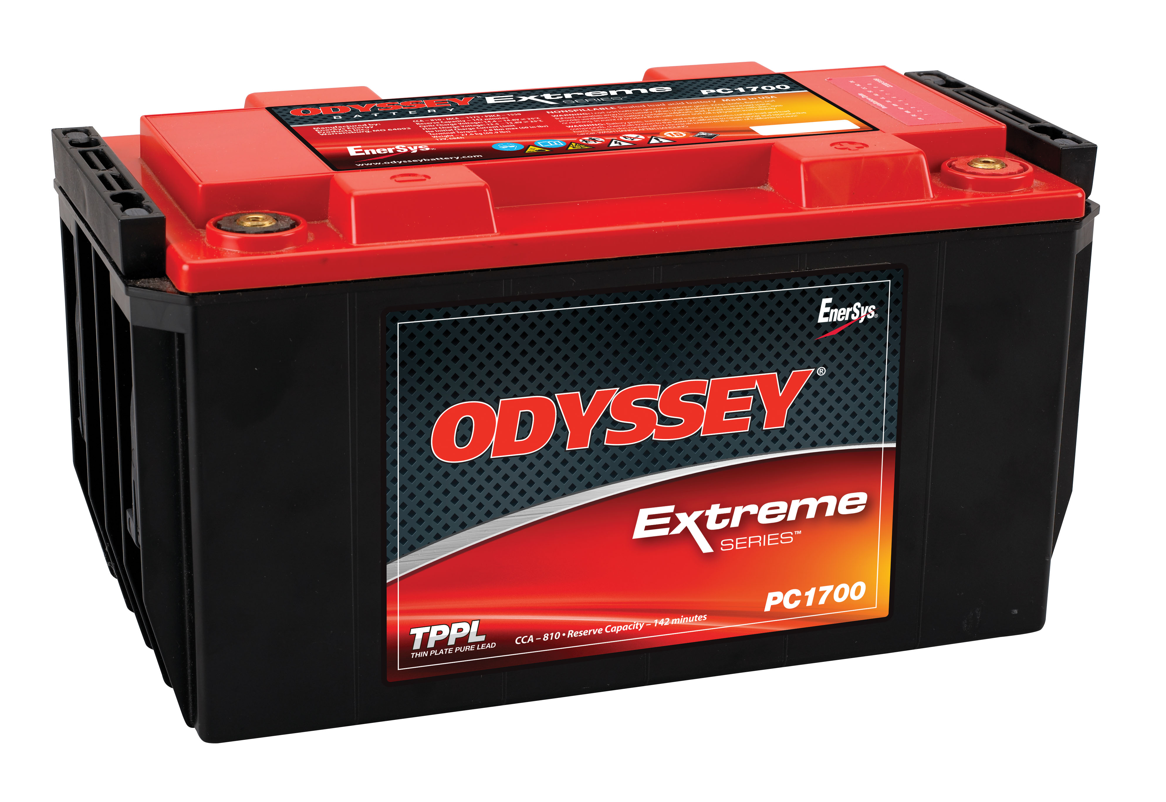 

Аккумулятор Odyssey PC1700 12В 68Ач 810CCA 330x169x198 мм Обратная (-+)