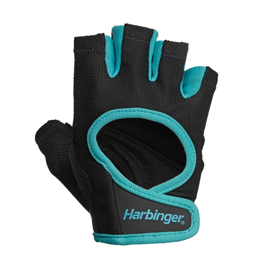 фото Перчатки атлетические harbinger power, blue, 6,5/s