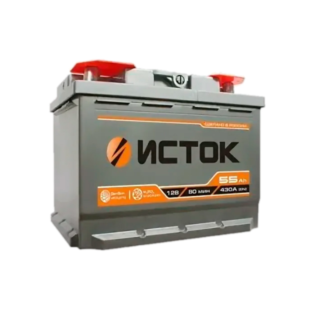 

Аккумулятор Исток 55 А/Ч Прямая En480 А 242x175x190 6ct-55n Istok арт. 6CT-55N