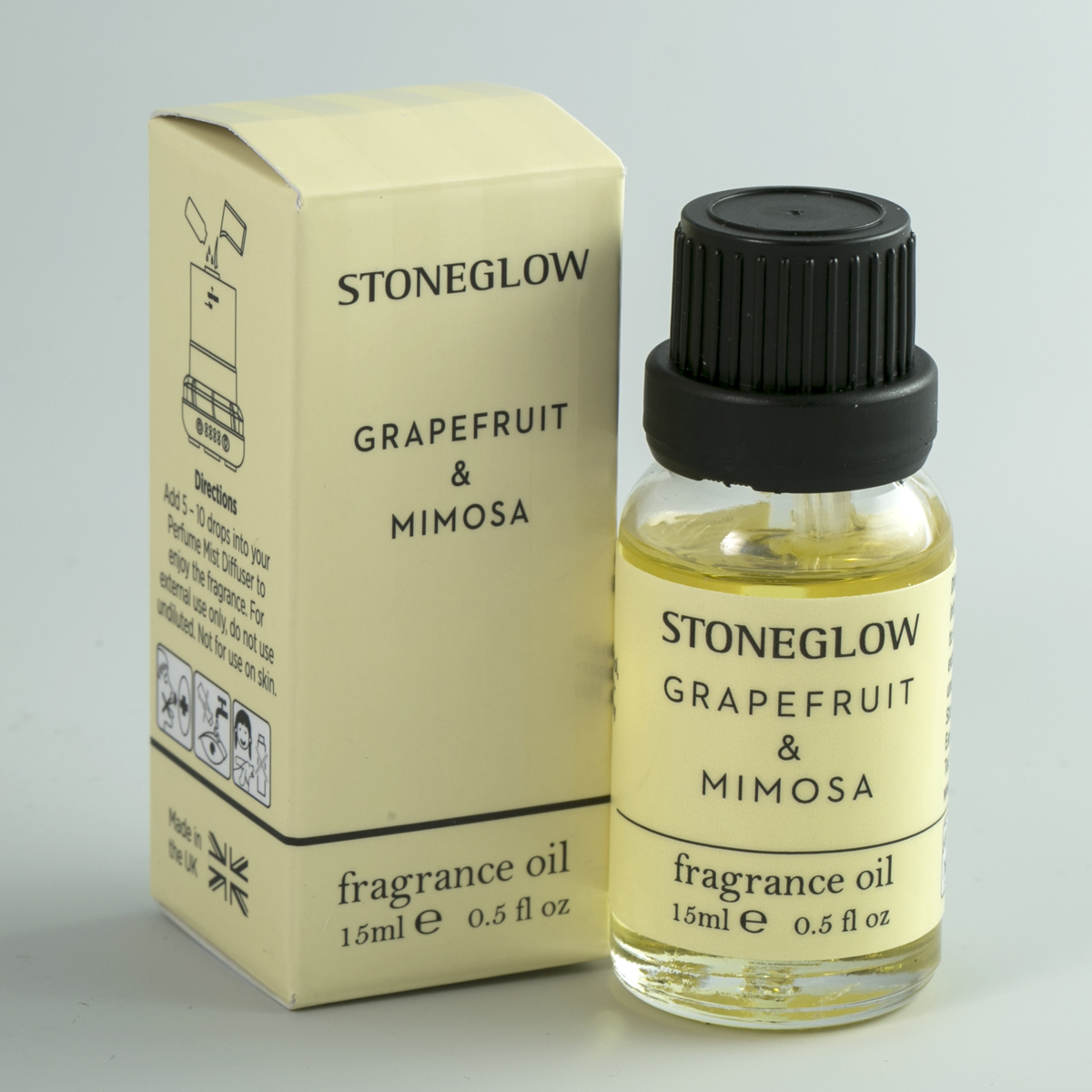 фото Ароматическое масло stoneglow " грейпфрут и мимоза" для ультразвукового диффузора , 15 мл
