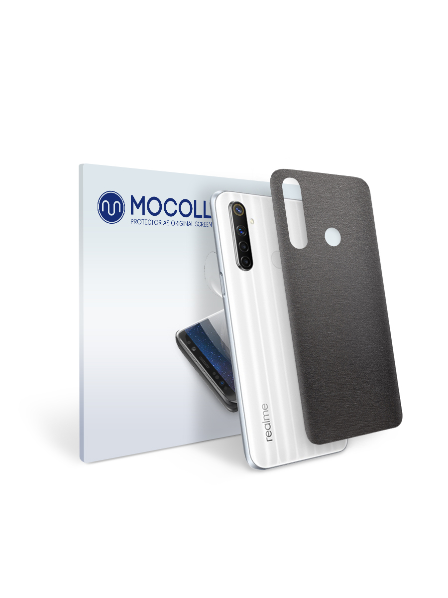 

Пленка защитная MOCOLL для задней панели REALME X50 Pro Металлик Черный