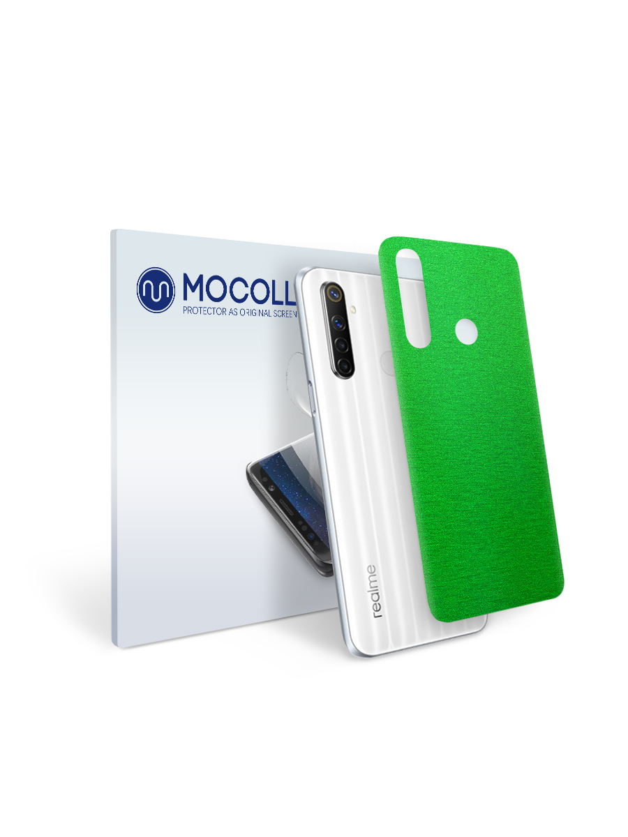 

Пленка защитная MOCOLL для задней панели REALME 5/5i/5s Металлик Голубой
