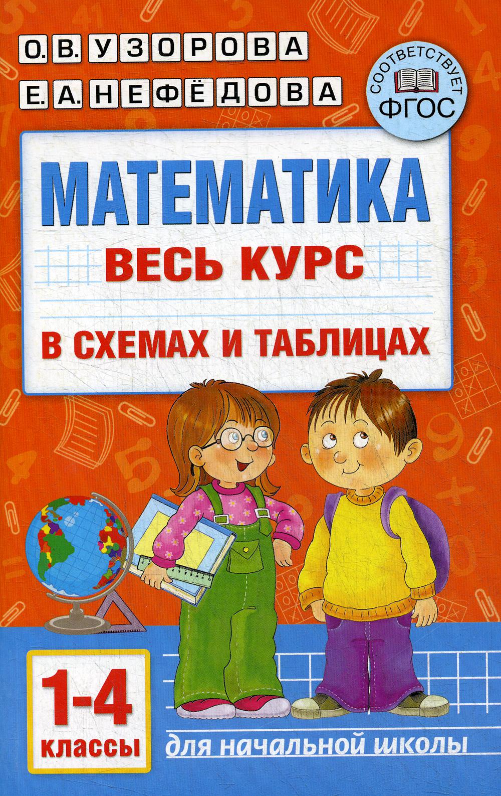 

Математика. Весь курс начальной школы в схемах и таблицах. 1-4 классы