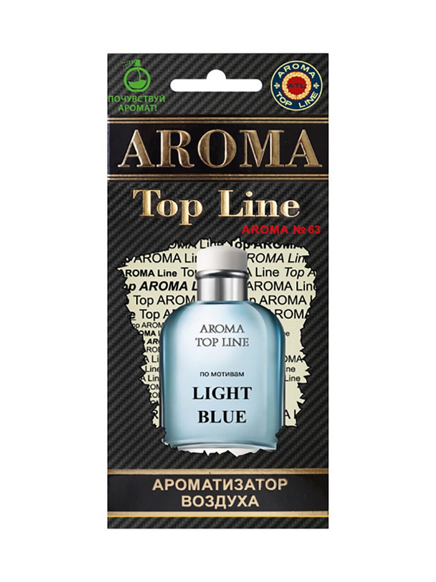 Ароматизатор в машину AROMA Top Line D&G Light Blue