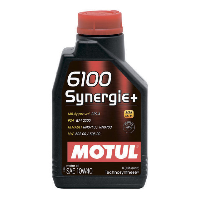 фото Моторное масло motul 6100 synergie + 10w-40 1л