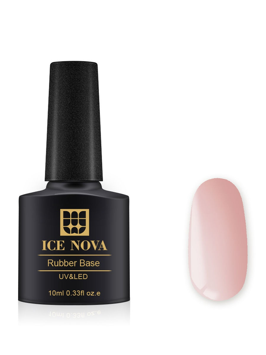 

Каучуковая основа для French-маникюра ICE NOVA 10 мл, цвет 4, Основа для гель-лака 4