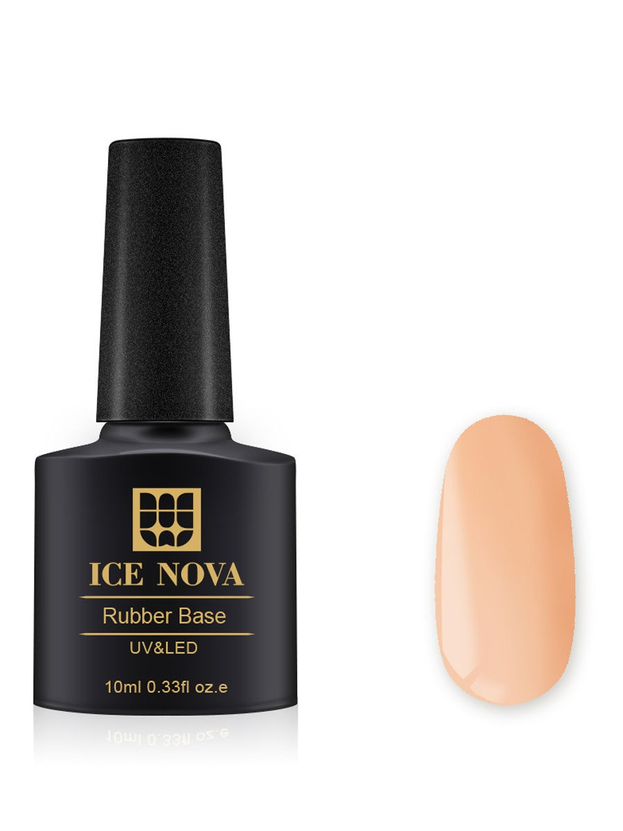 

Каучуковая основа для French-маникюра ICE NOVA 10 мл, цвет 5, Основа для гель-лака 5