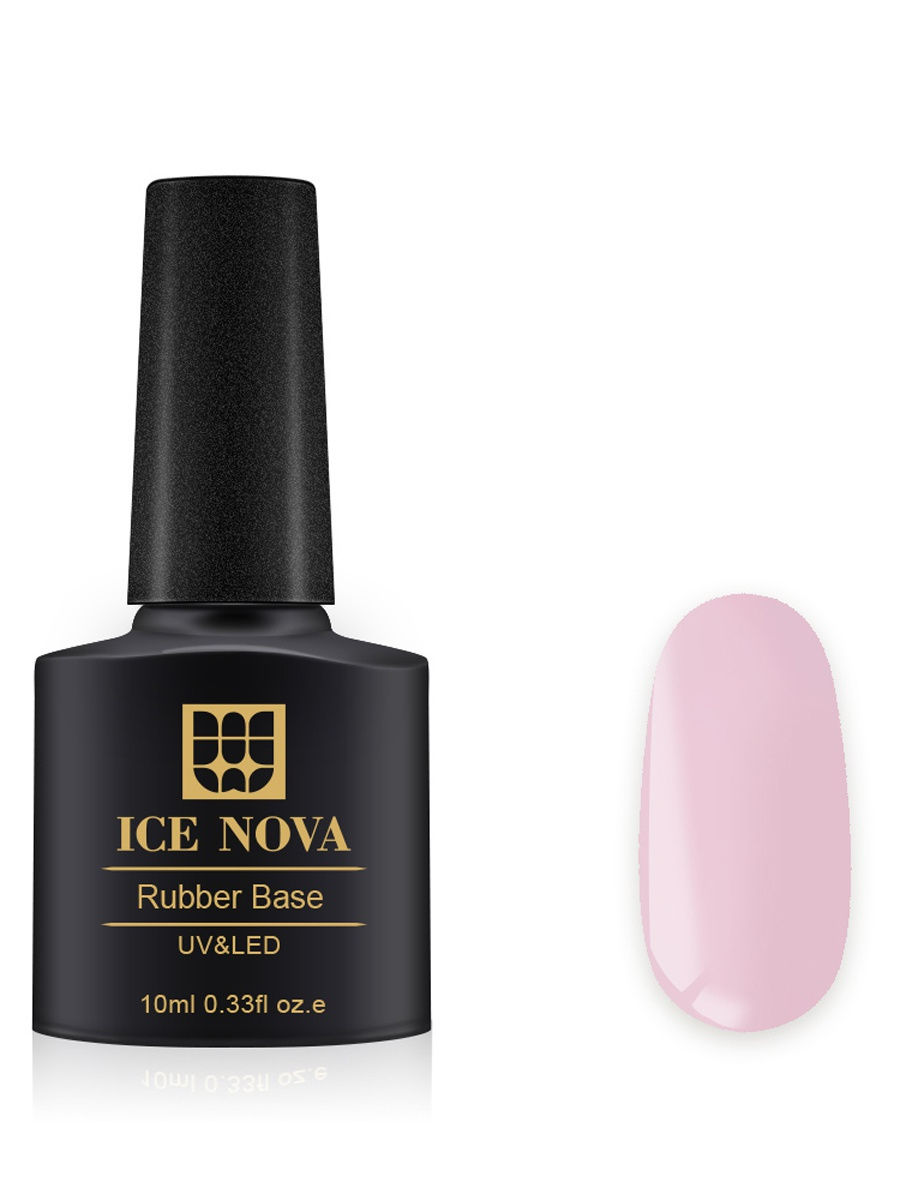 

Каучуковая основа для French-маникюра ICE NOVA 10 мл, цвет 24, Основа для гель-лака 24