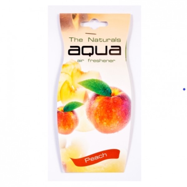 Ароматизатор подвесной пластина (peach) Natural Flavor Drop AQUA