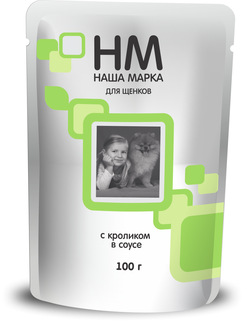 

Влажный корм для щенков Наша Марка, с кроликом в соусе,100 г 24 шт, с кроликом в соусе,100 г 24 шт