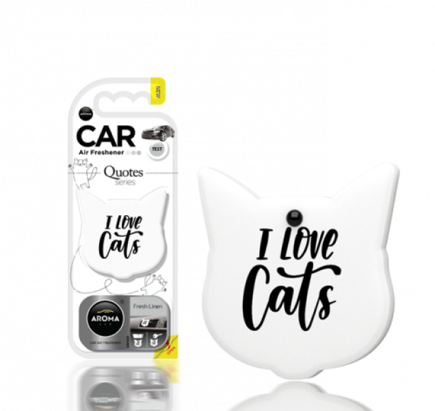 

Ароматизатор в машину Aroma Car fresh linen, Белый