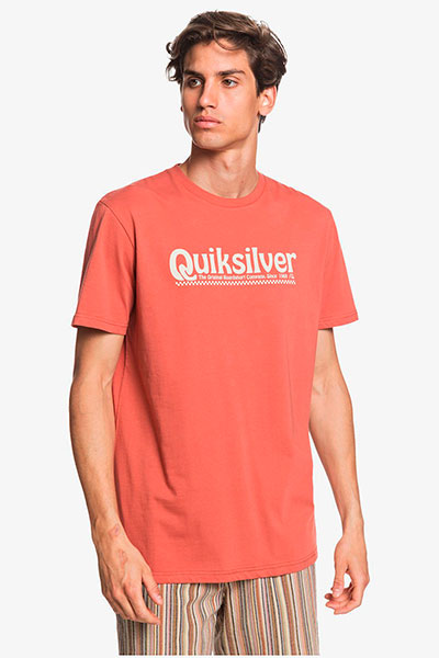 

Футболка мужская Quicksilver New Slang красная XS INT, New Slang
