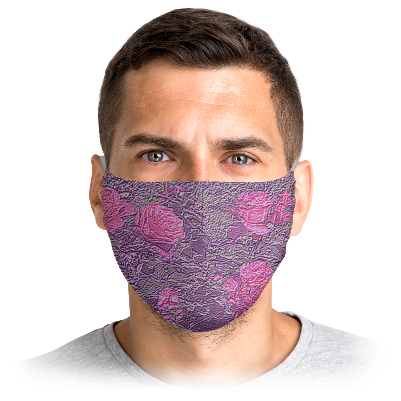 

Многоразовая маска Printio Stop virus! розовая L, Stop virus!