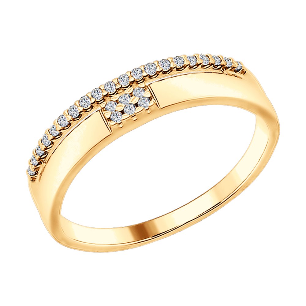 

Кольцо из серебра р. 18 SOKOLOV 93010870, фианит, 93010870