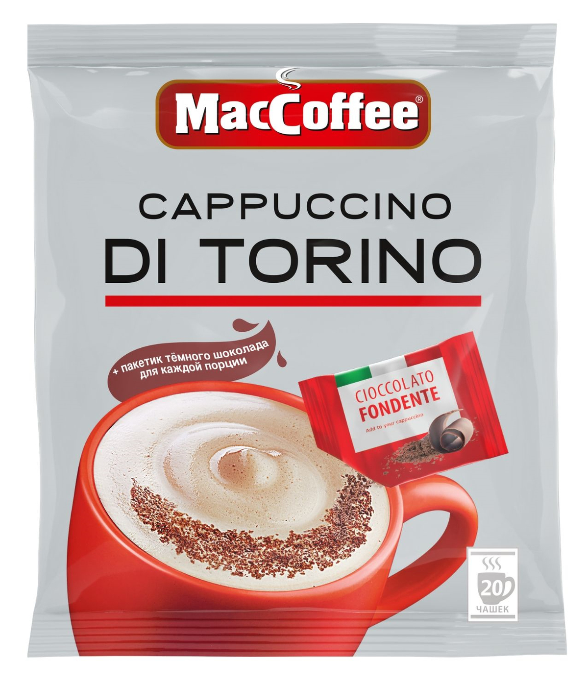 Кофейный напиток растворимый MacCoffee Cappuccino di Torino 25,5 г