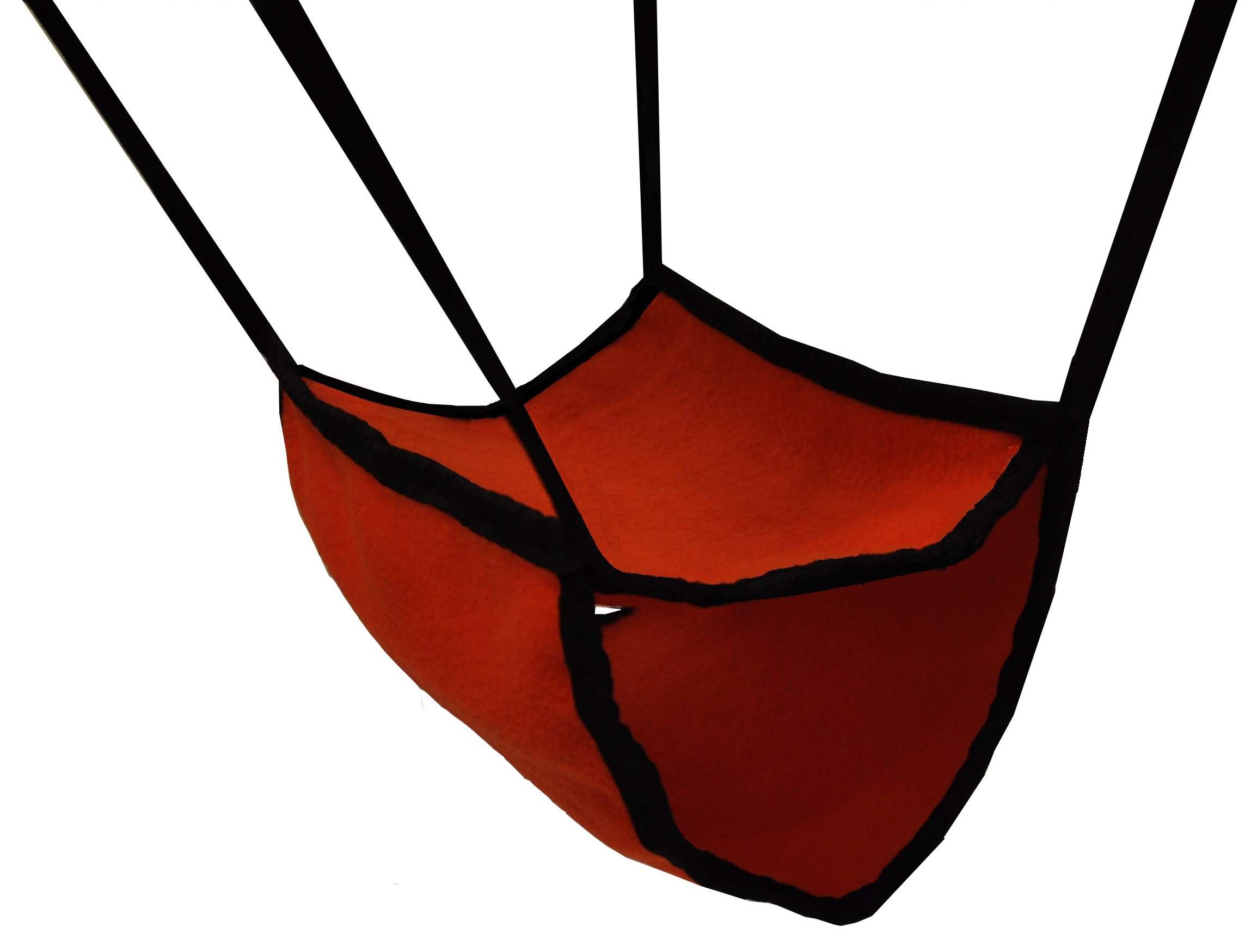 фото Гамак для грызунов монморанси с подвесом, красный, 21х13х10 см