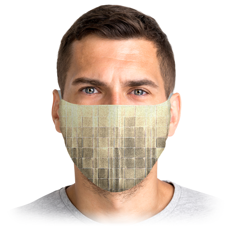

Многоразовая маска Printio Stop virus! коричневая L, Stop virus!