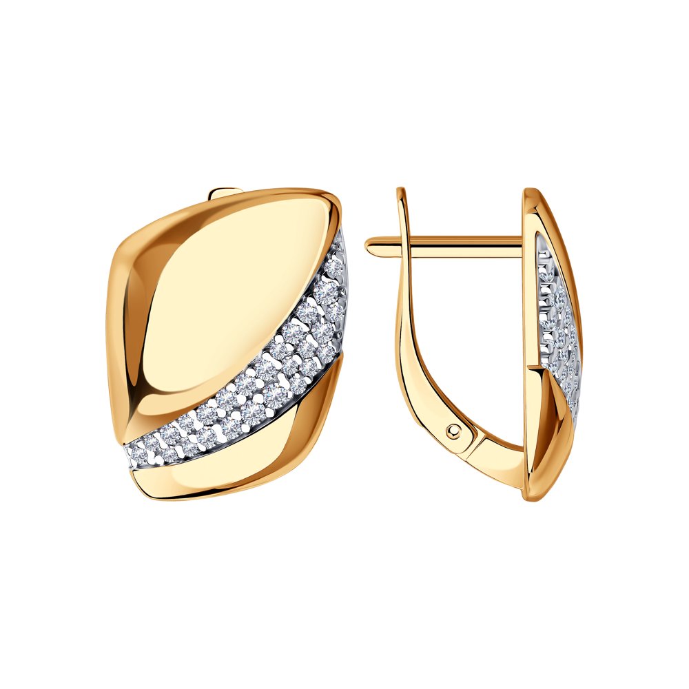 

Серьги женские из серебра Diamant 93-120-00676-1, фианит, 93-120-00676-1