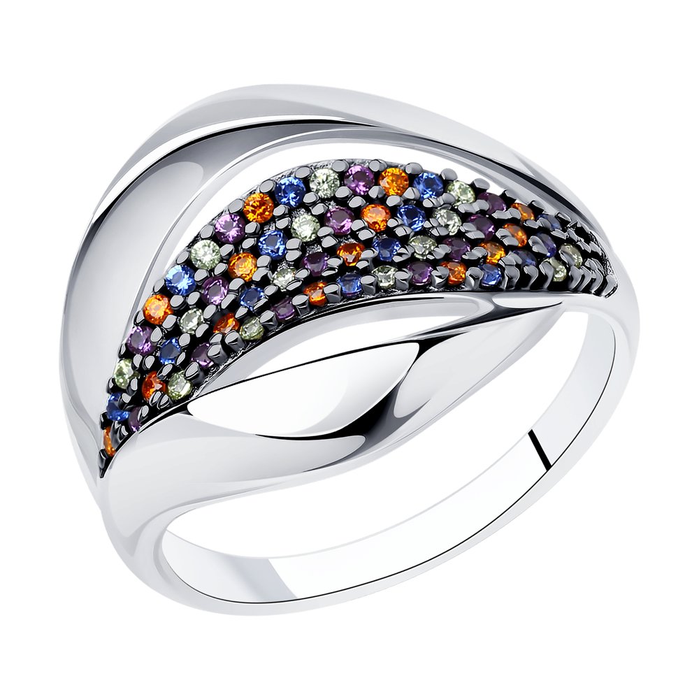 

Кольцо из серебра с фианитом р. . SOKOLOV 94013199, 94013199