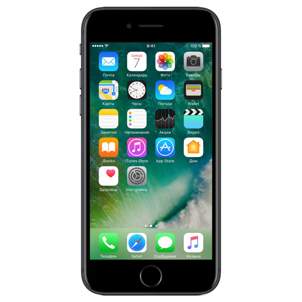 фото Смартфон apple iphone 7 32gb black (mn8x2ru/a)